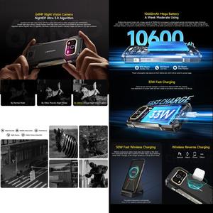 <span class=keywords><strong>Ulefone</strong></span> Armor 27T Pro+ 5G โทรศัพท์มือถือสุดแกร่ง ระบบปฏิบัติการ Android 15 กล้องถ่ายภาพความร้อน แบตเตอรี่ 10600mAh แรม 12GB ความจุ 256GB สมาร์ทโฟนมองเห็นในเวลากลางคืน - Product Image 6