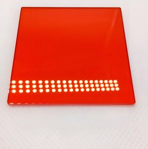 50*50*2mm 580nm Absorption Type de coupure Orange Rouge Verre Optique Cb580 Filtre de Transmission Infrarouge - Product Image 4