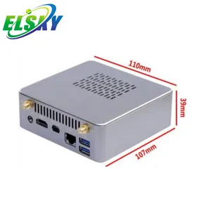 ELSKY Hot Sale I5 6200U Nuc Pc Skylake DP 4K Type-C 2*DDR4 32GB RAM M.2 SSD 4USB3.0 6-13 Gen CPU