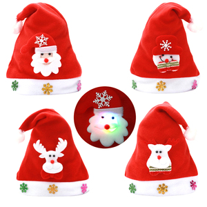 Mũ Giáng Sinh có đèn LED chất lượng cao năm <span class=keywords><strong>2025</strong></span>, kiểu dáng nhà máy, dành cho trẻ em và người lớn, trang trí Giáng Sinh - Product Image 4