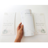 Livre de Souvenirs Bébé 0-18 Mois avec 4 Planches de Stickers – Album Photo et Journal de Naissance pour Garçon ou Fille