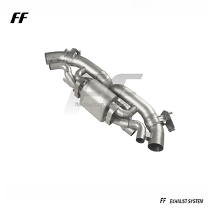 Escape de Titanio de Alta Calidad con Válvulas OEM Personalizadas para Autos de Carreras 992/992.1/992.2 3.0T - Product Image 3