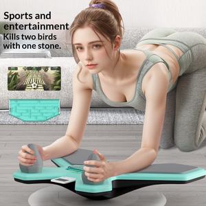 Planche d'équilibre multifonctionnelle <span class=keywords><strong>Lippo</strong></span> avec support plat en PVC, inclinaison à 360°, appareil d'entraînement complet pour la remise en forme à domicile - Product Image 2