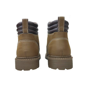 Bottes à lacets en cuir nubuck antidérapantes pour femmes, modèle 2024, chaudes, en fourrure de mouton, pour l'hiver, à semelle épaisse - Product Image 3