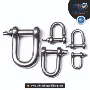 Stainless Steel 304 Bow Shackle with Nut <b>Bolt</b> Heavy Duty Marine Rigging Shackle for Lifting Equipment Towing Sailing Industrial - Product Image 4