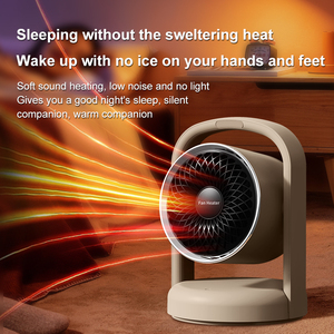 Scaldino invernale PTC portatile 1500W ABS Mini domestico elettrico ventilatore riscaldatore OEM spazio aria riscaldatore ventilatore camera con protezione per gravità - Product Image 5