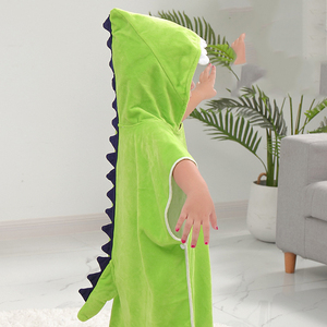 Vente chaude bambou bébé <span class=keywords><strong>bain</strong></span> serviette <span class=keywords><strong>de</strong></span> plage dessin animé <span class=keywords><strong>dinosaure</strong></span> bébé enfant en bas âge à capuche enfants serviette <span class=keywords><strong>Poncho</strong></span> - Product Image 3