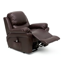 Fauteuil inclinable électrique en cuir confortable de haute qualité, fauteuil de massage, fauteuil releveur KD-L7085