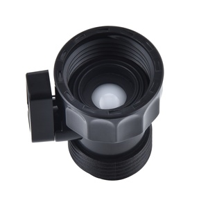 วาล์วบอลพลาสติก ABS แบบเกลียวมาตรฐานอเมริกัน 3/<span class=keywords><strong>4</strong></span> GHT สำหรับสายยางรดน้ำ พร้อมหัวต่อแบบเร็ว 6 ทาง ควบคุมการไหลของน้ำ - Product Image 2