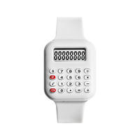 Montre-calculatrice en silicone unisexe pour enfants NYY avec écran numérique LED, montre-bracelet électronique multifonctionnelle