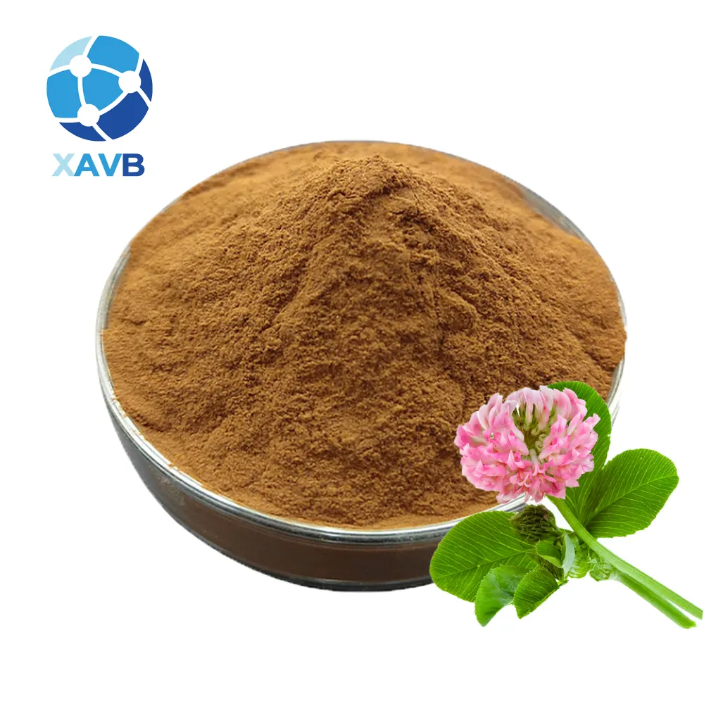 Natural of Hot selling low price quality red clover extract powder 10:1 8% isoflavones 2.5%