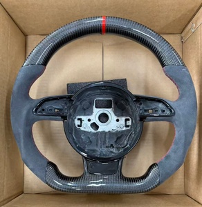 Volante de Fibra de Carbono Personalizado y Mejorado GZYLC para <span class=keywords><strong>Audi</strong></span> A3 A4 A5 A6 C6 C7 C8 S4 S5 S6 B7 B8.5 B8 B9 - Product Image 4