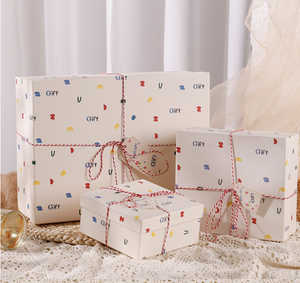 Boîte <span class=keywords><strong>cadeau</strong></span> rigide style Ins, haut et bas, à pois, avec ruban en corde, pour faveurs de mariage, souvenir de demoiselle d'honneur, emballage pour fête - Product Image 6
