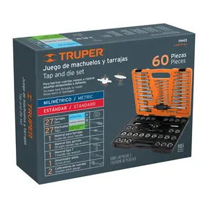 Juego de Machos y Terrajas TRUPER, 60 Piezas, en Caja 2 - Product Image 3