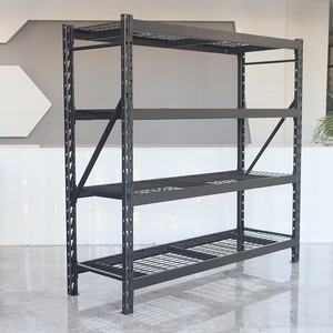 Warehouse 4 Tier Iron Boltless Racking <strong>Industrial</strong> Garage <strong>Shelves</strong> Storage Rack <strong>Units</strong> - Product Image 2
