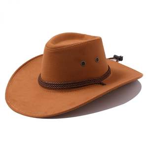 Chapeau de soleil western en daim à large bord personnalisé pour l'équitation et les <span class=keywords><strong>voyages</strong></span> en plein air – Fabricant de chapeaux sur mesure – Usine de chapeaux - Product Image 6