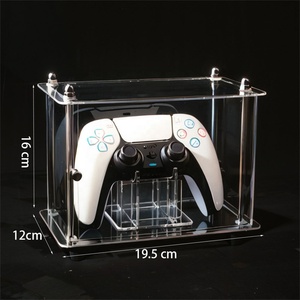 Housse anti-poussière en acrylique compatible avec la manette <span class=keywords><strong>PS5</strong></span>, étui de protection transparent, montage sans outil, conception sans base pour un accès facile - Product Image 2