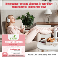 Comprimés pour la ménopause pour femmes en gros, avec vitamine C, vitamine D, biotine, complément alimentaire pour soutenir la santé des os et du cœur