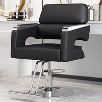 Fauteuil de Barbier Réglable et Rotatif, Demi-Allongé, Design Transfrontalier, pour Salon de Coiffure, Maison, Salle de Séjour, École, Hôpital