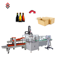 Ligne d'emballage entièrement automatique à faible entretien, directe usine, pour le placement et l'emballage de bouteilles et cartons de kombucha de qualité alimentaire