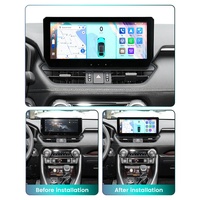 MEKEDE-Pantalla QLED de 12,3 "para coche, Android, para Toyota RAV4 2020*1920 720, con cámara, GPS, BT, estéreo, multimedia