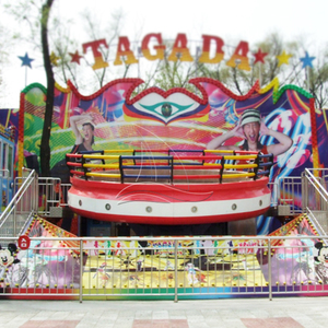 Manège Disco <span class=keywords><strong>Tagada</strong></span> Géant en Acier et Fibre de Verre pour Parc d'Attractions Extérieur, Équipement de Jeu Ludique Attrayant et Emmêlant pour Adultes, <span class=keywords><strong>Prix</strong></span> Compétitif - Product Image 2