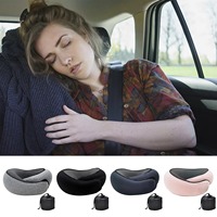 Produits chauds pour la livraison directe 2025 oreiller de cou de voyage réglable Portable oreiller d'escargot en forme de U en mousse à mémoire de forme