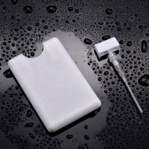 Pocket 20ml PP Credit Card Hand Sanitizer <b>Spray</b> <b>Bottle</b> <b>Empty</b> Credit Card Perfume <b>Bottle</b> With <b>Spray</b> Cap - Product Image 5
