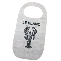 Bavoirs de tablier jetables non tissés de homard personnalisés par gril de BBQ bavoirs adultes imprimés par coutume pour le restaurant