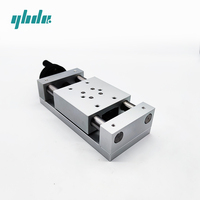 Stage de positionnement coulissant pour machine cnc, accessoire de haute précision HHQ01 X axis de réglage facile, composants manuels