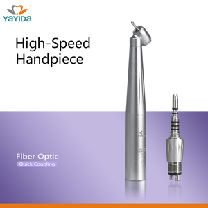 Fiber Optic LED High Speed Handpiece with 4 Spray System - <strong>Push</strong> <strong>Button</strong> <strong>Quick</strong> Coupling 4-Hole Connection for Surgery - Product Image 2