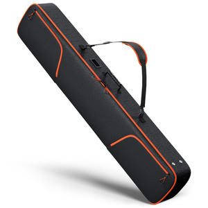 Housse de protection rigide antivol et portable pour snowboard et ski, anti-rayures et anti-rouille, avec revêtement en placage - Product Image 1