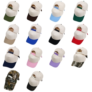 고품질 코튼 블랭크 고라스 5 패널 스냅백 야구 모자 커스텀 로고 3D 자수 투톤 트러커 모자 - Product Image 2