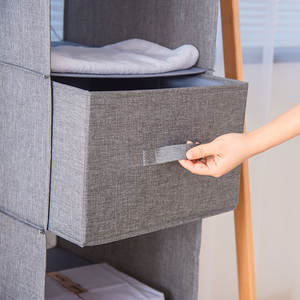 Nuovo arrivo 6- Shelf pieghevole Oxford appeso armadio Organizer salvaspazio cassetti per la conservazione di calze in acciaio sacchetti di stoccaggio cibo - Product Image 6