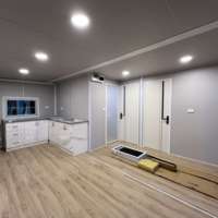 Oficina Contenedor Expandible Insonorizada de 20 y 40 pies, Estación de Trabajo Móvil Prefabricada, Oficina en Obra, Villa con Cocina