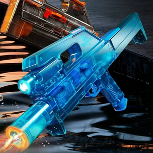 ปืนฉีดน้ำไฟฟ้าพับได้ <span class=keywords><strong>FMG9</strong></span> พร้อมไฟส่องสว่าง ปืนฉีดน้ำอัตโนมัติ ระยะยิงไกล ของเล่นปืนฉีดน้ำสำหรับเด็กผู้ชาย - Product Image 1