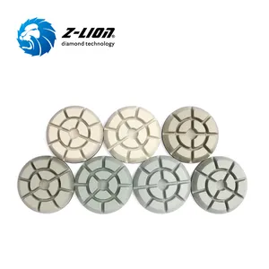 China Supplier 3 Inch Typhoon Resin Floor Polishing Pad Dry for Concrete Floor Grinding