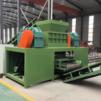 Machine de recyclage automatique de pneus usagés avec contrôle PLC pour la découpe industrielle des pneus, niveau de sécurité élevé