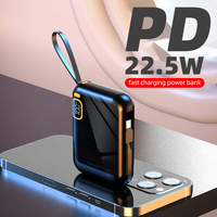 Chargeur portable haute capacité 10000mAh, charge rapide 22.5W, ultra fin, écran LED, batterie externe