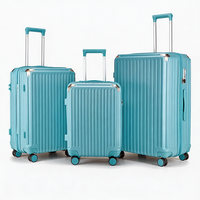 Bagages de voyage modernes, sacs de luxe, logo personnalisé, valise à roulettes avec serrure, grande capacité, roues pivotantes, coque rigide, valise légère