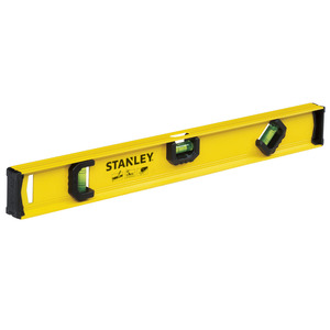 Nivel de Aluminio Stanley de 48 Pulgadas con Perfil en I y Tres Viales para Fontanería y Construcción - Product Image 1