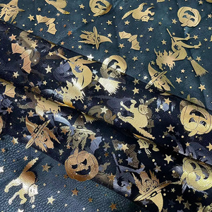Tùy Chỉnh Halloween Vải Tuyn Lá Lưới Vải Sequin Vải Sắp Xếp Trong Nhà Phù Thủy Lưới Vải Ma Lễ Hội Đảng Váy Trang Trí - Product Image 3