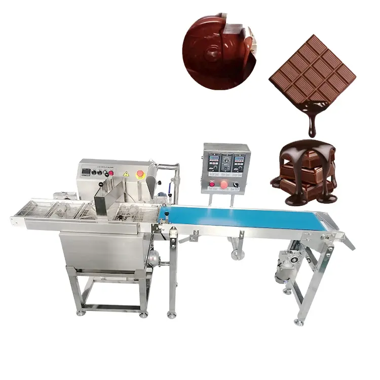 ماكينة صهر الشيكولاتة الصغيرة الأوتوماتيكية من المصنع الصيني ، ماكينة صهر وتقسية الشوكولاتة الصغيرة