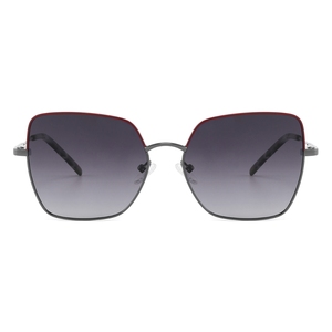 Gafas de Sol Rectangulares con Montura Metálica Completa, Lentes Verdes, Protección UV400, Unisex, para Uso en Exteriores - Product Image 6
