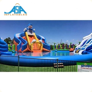 Grand toboggan aquatique gonflable à vendre / Jouets aquatiques Toboggan gonflable Parc aquatique / Toboggan aquatique gonflable - Product Image 6