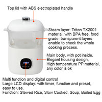Cuisinière multifonction portable, mini cuiseur à riz électrique, marmite électrique, cuiseur multifonction, 12920, contrôle par application WIFI, tout terrain, 220