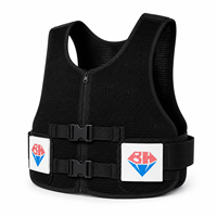 Gilet en maille pour homme avec fermeture rapide à boucle, respirant, pour l'extérieur, léger, décontracté, utilitaire, design ajustable, OEM