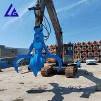 Accesorio de Agarre Tipo Cáscara de Naranja con Alta Fuerza de Sujeción para Aplicaciones de Desecho, Demolición y Limpieza de Sitios con Movimiento Suave de 360° °   Swing