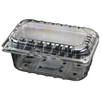 Haute qualité en plastique recyclable d'emballage de raisin punnet fruits boîte pliante frais emballage palette