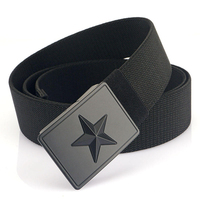 Ceinture tactique élastique de luxe décontractée en alliage et nylon pour hommes, idéale pour l'extérieur – Vente en gros